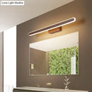 GobekUsa Sleek Coffee Linear LED Vanity Sconce for Minimalist Bathrooms