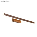 GobekUsa Sleek Coffee Linear LED Vanity Sconce for Minimalist Bathrooms