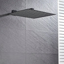 GobekUsa 16" Luxury Rain Shower Head with Wall Mounted Shower Arm - Bathroom Accessory
