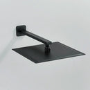GobekUsa 16" Luxury Rain Shower Head with Wall Mounted Shower Arm - Bathroom Accessory