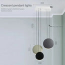 GobekUsa Crescent Moon Chandelier for Dining Room, Coffee Shop, Kitchen Island, and Bar