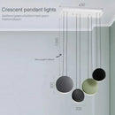 GobekUsa Crescent Moon Chandelier for Dining Room, Coffee Shop, Kitchen Island, and Bar