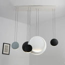 GobekUsa Crescent Moon Chandelier for Dining Room, Coffee Shop, Kitchen Island, and Bar