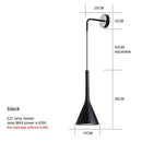 GobekUsa Black Nordic LED Sconce Wall Light for Bedroom Reading Stairs Decor