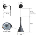 GobekUsa Black Nordic LED Sconce Wall Light for Bedroom Reading Stairs Decor