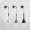 GobekUsa Black Nordic LED Sconce Wall Light for Bedroom Reading Stairs Decor