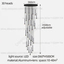 GobekUsa Horn-Shaped Nordic Pendant Lamp for Modern Living Room and Staircase