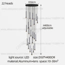GobekUsa Horn-Shaped Nordic Pendant Lamp for Modern Living Room and Staircase