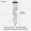 GobekUsa Horn-Shaped Nordic Pendant Lamp for Modern Living Room and Staircase