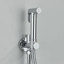 GobekUsa Brass Bidet Faucet Single Cold Water Black Toilet Sprayer Valve Jet Set