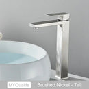 GobekUsa Gold Stainless Steel Bathroom Basin Faucet Mixer Deck Mounted