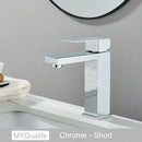 GobekUsa Gold Stainless Steel Bathroom Basin Faucet Mixer Deck Mounted