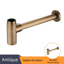 GobekUsa Brass Round Bottle Trap Oil Rubbed Bronze Pop Up Drain WF-6920