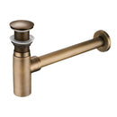 GobekUsa Brass Round Bottle Trap Oil Rubbed Bronze Pop Up Drain WF-6920