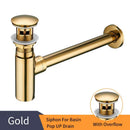 GobekUsa Brass Round Bottle Trap Oil Rubbed Bronze Pop Up Drain WF-6920