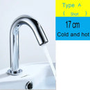GobekUsa Black Sensor Faucet Bathroom Sink Deck Mount Automatic Basin Faucet