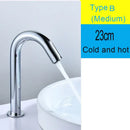 GobekUsa Black Sensor Faucet Bathroom Sink Deck Mount Automatic Basin Faucet