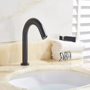GobekUsa Black Sensor Faucet Bathroom Sink Deck Mount Automatic Basin Faucet