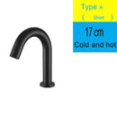 GobekUsa Black Sensor Faucet Bathroom Sink Deck Mount Automatic Basin Faucet