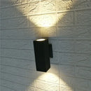 GobekUsa GU10 COB 10w Waterproof Up Down Outdoor Wall Lamp - Square Lighting