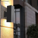 GobekUsa GU10 COB 10w Waterproof Up Down Outdoor Wall Lamp - Square Lighting