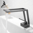 GobekUsa Black Single Handle Basin Faucet Modern Bathroom Mixer