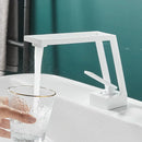 GobekUsa Black Single Handle Basin Faucet Modern Bathroom Mixer