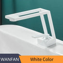 GobekUsa Black Single Handle Basin Faucet Modern Bathroom Mixer