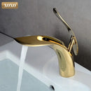 GobekUsa Gold Single Handle Bathroom Basin Faucet Mixer Tap - 23025A-H