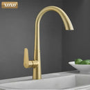 GobekUsa Black Single Handle Pull Out Kitchen Faucet Swivel 360° Water Mixer Tap