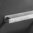 Modern matte black steel towel rack bathroom hanger by Decorbites