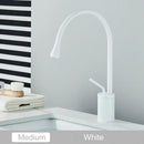GobekUsa Gold Tall Basin Faucet, 360 Swivel Waterfall Mixer for Bathroom Washbasin