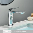 GobekUsa Black Tall Basin Brass Bathroom Sink Faucet Single Handle Deck Mounted
