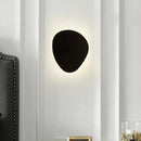 GobekUsa Minimalist Metallic Triangle Wall Sconce - 8.5"/10.5" Wide LED Black Lamp for Corridor