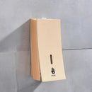 Modern matte black wall-mounted soap dispenser kitchen push label by Decorbites