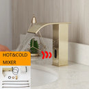 GobekUsa Automatic Sensor Water Mixer Crane Deck Mounted Bathroom Faucet