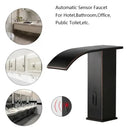GobekUsa Automatic Sensor Water Mixer Crane Deck Mounted Bathroom Faucet