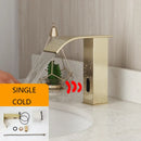 GobekUsa Automatic Sensor Water Mixer Crane Deck Mounted Bathroom Faucet