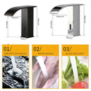 GobekUsa Automatic Sensor Water Mixer Crane Deck Mounted Bathroom Faucet
