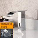 GobekUsa Automatic Sensor Water Mixer Crane Deck Mounted Bathroom Faucet