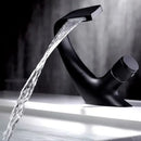 GobekUsa Gray Basin Faucet | Brass Chrome Mixer Tap | Single Handle Sink Faucet