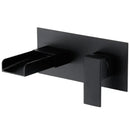 GobekUsa Blanoir Black Chrome Waterfall Basin Mixer Tap Set