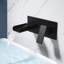 GobekUsa Blanoir Black Chrome Waterfall Basin Mixer Tap Set