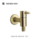 GobekUsa Brass Black Wall Mount Garden Faucet for Extended Outdoor Use