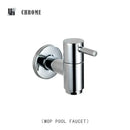 GobekUsa Brass Black Wall Mount Garden Faucet for Extended Outdoor Use