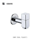 GobekUsa Brass Black Wall Mount Garden Faucet for Extended Outdoor Use