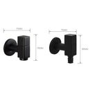 GobekUsa Brass Black Wall Mount Garden Faucet for Extended Outdoor Use