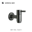 GobekUsa Brass Black Wall Mount Garden Faucet for Extended Outdoor Use