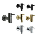 GobekUsa Brass Black Wall Mount Garden Faucet for Extended Outdoor Use