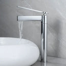 GobekUsa Basin Faucet: Deck Mounted Hot Cold Water Mixer Taps for Bathroom Sink